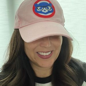 Pink Cubs Ball Cap Hat - Adjustable